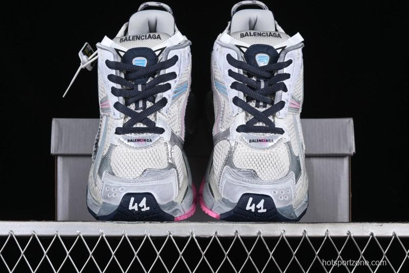Balenciaga Runner Kith Four Color Retro Casual Sneakers - W3RMU9154