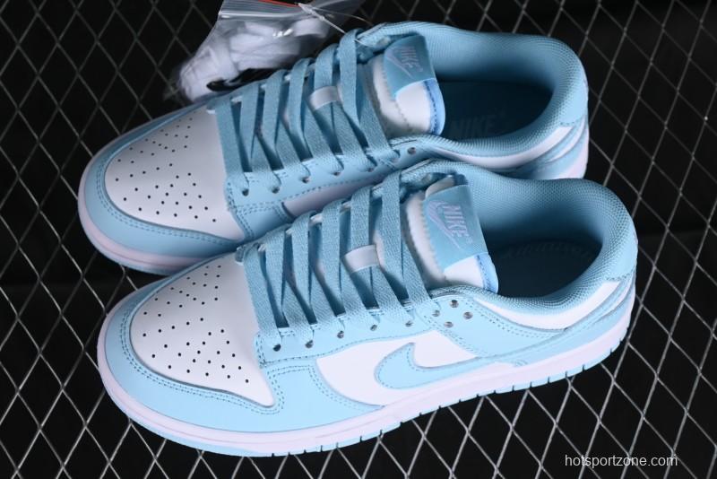 Nike Dunk Low Retro SB Casual Sneakers in Ice Blue Colorway - DV0833-104