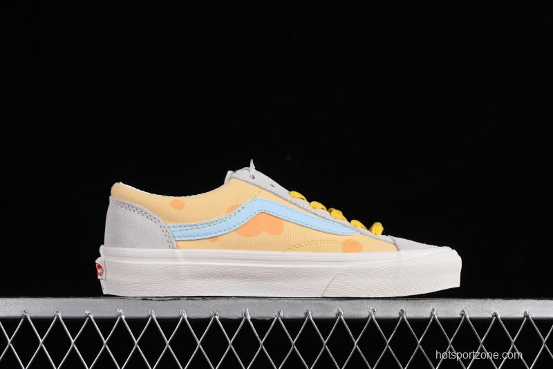 Vans Style 36 Low-Top Casual Sneakers in Cheese & Sea Salt Colorway - VN0A3DZ3OXS