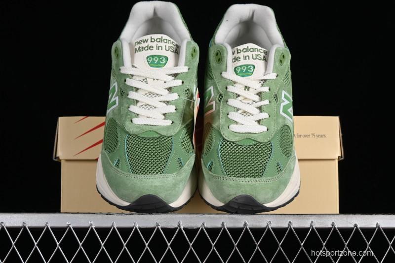 New Balance Made In USA M993 Series Classic Retro Running Shoes - U993GW