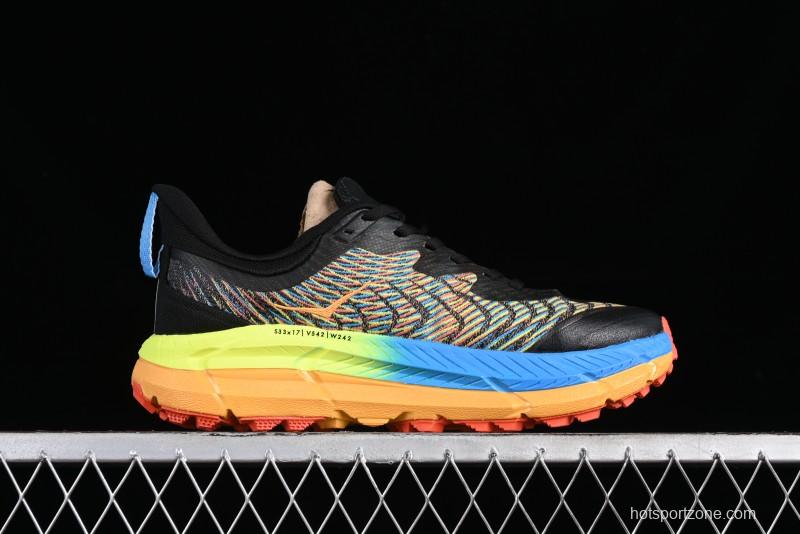 Hoka One One Mafate Speed 4 Low-Cut Professional Trail Running Shoes - 1138472 BKML