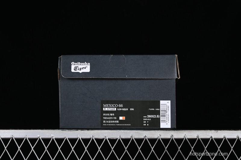 Onitsuka Tiger Mexico 66 Low-Top Leather Running Shoes - 1183A201-116