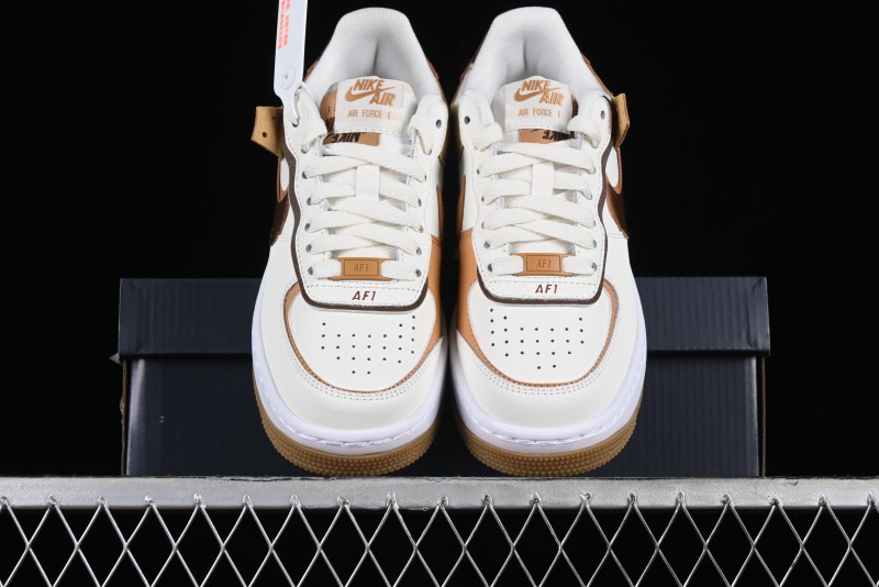 Nike Air Force 1 Shadow Low-Top Sneakers with Lightweight EVA Midsole and Anti-Slip RB Rubber Outsole - DZ1847-106