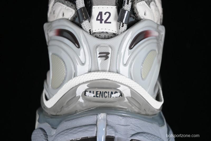 Balenciaga Runner Kith Four Color Retro Casual Sneakers - W3RMU2000