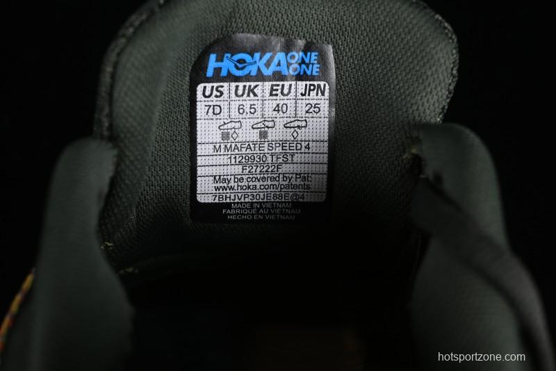 Hoka One One Mafate Speed 4 Low-Cut Professional Trail Running Shoes - 1129930 IFST