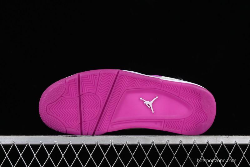 Nike Air Jordan 4 Retro Sneakers with Hyper Violet Accents - FQ1314-151