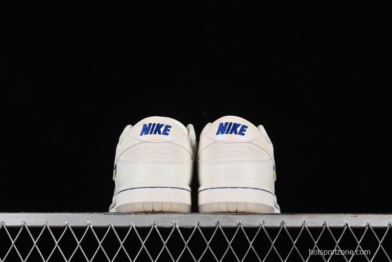 Nike SB Dunk Low White Pearl Anniversary High-End Custom Low-Top Casual Skate Shoes - XB3802-346