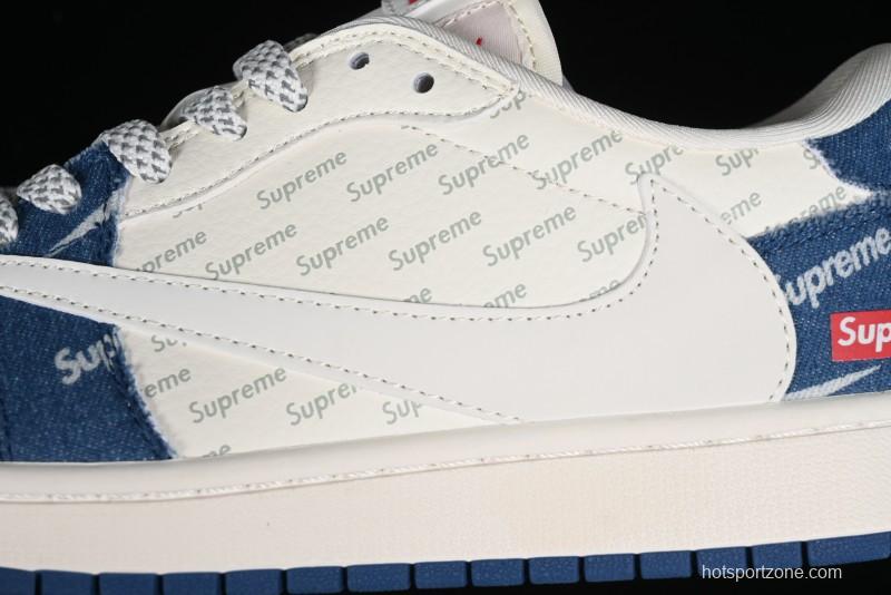 Nike Air Jordan 1 Low OG SP Travis Scott x Fragment Design Collaboration Sneakers - LJ5188-001