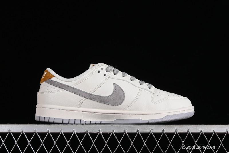 Nike SB Dunk Low LV Collaboration - Beige Grey Lamborghini Anniversary Custom Low-Top Casual Sneakers - FC1688-191