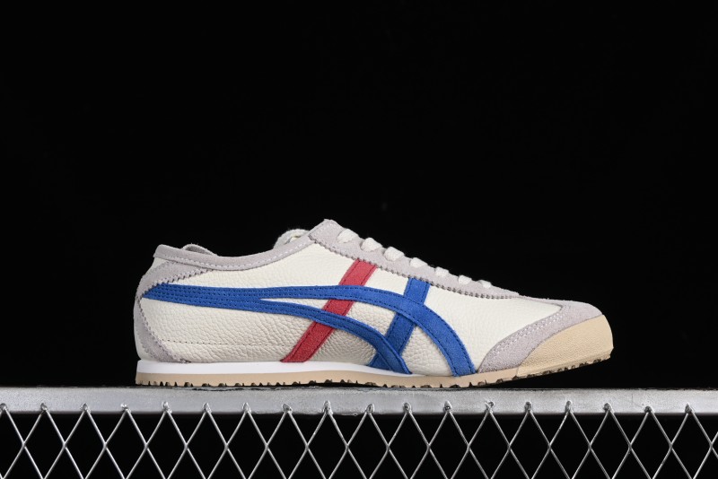 Onitsuka Tiger Mexico 66 Low-Top Leather Sneakers with Classic Design - 1183B391-100