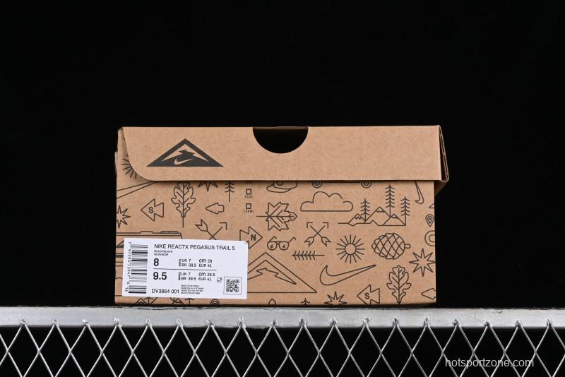 Nike Pegasus Trail 5 Lightweight Comfortable Durable Low-Top Running Shoes - DV3864-001