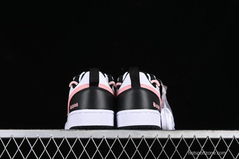 Nike Court Borough Low 2 Sneakers in Cool Blackberry with Sweet & Spicy Design - BQ5448-110