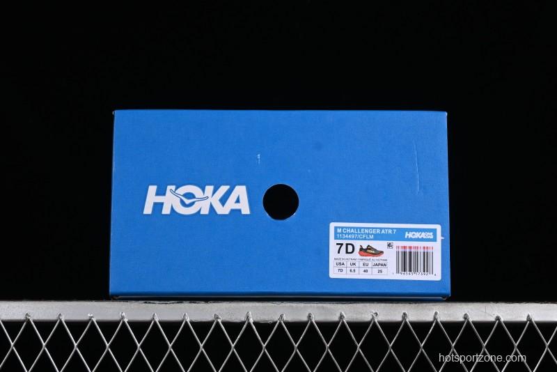 Hoka One One Challenger ATR 7 Low Trail Running Shoes with Lightweight Cushioned Midsole - 1134497 CFLM