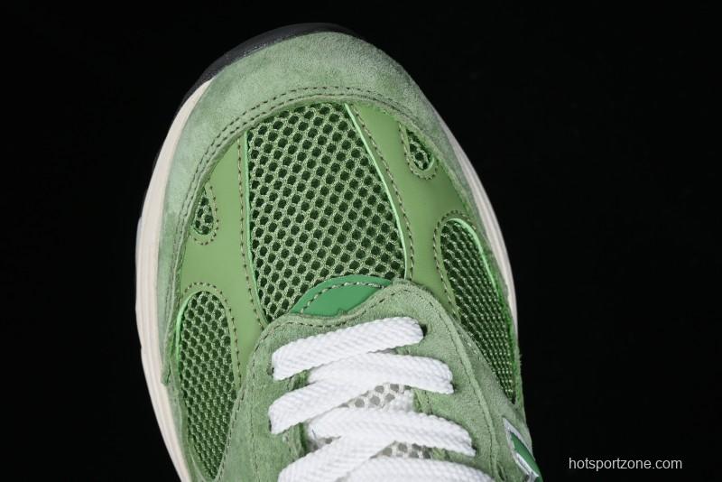 New Balance Made In USA M993 Series Classic Retro Running Shoes - U993WG