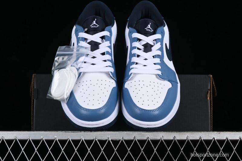Nike Air Jordan 1 Low Golf Shoes Navy Blue - DD9315-115