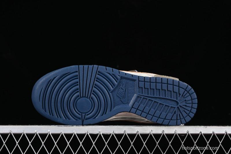 Nike SB Dunk Low Panda Prank Pioneer Knight Survival Beige Brown SB Strap Low Top Casual Skate Shoes - DD1391-400