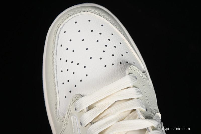 Nike Travis Scott x Fragment Design x Air Jordan 1 Low OG SP AJ1 LV Collaboration Light Blue Low-Top Casual Sneakers - LJ5188-007