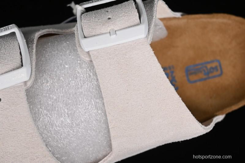 Birkenstock Soft Footbed Sandals with Suede Leather and Lambswool Lining - G.D4