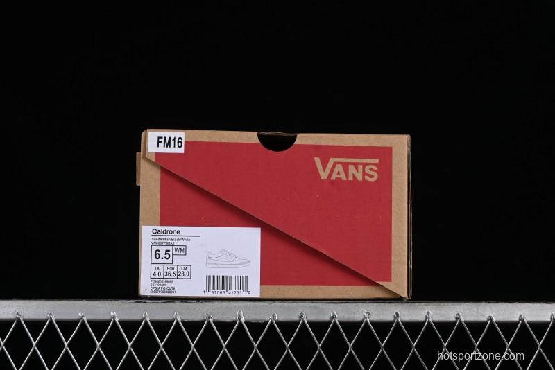 Vans Caldrone Classic Black Retro Skate Shoes - VN0007P9BA2