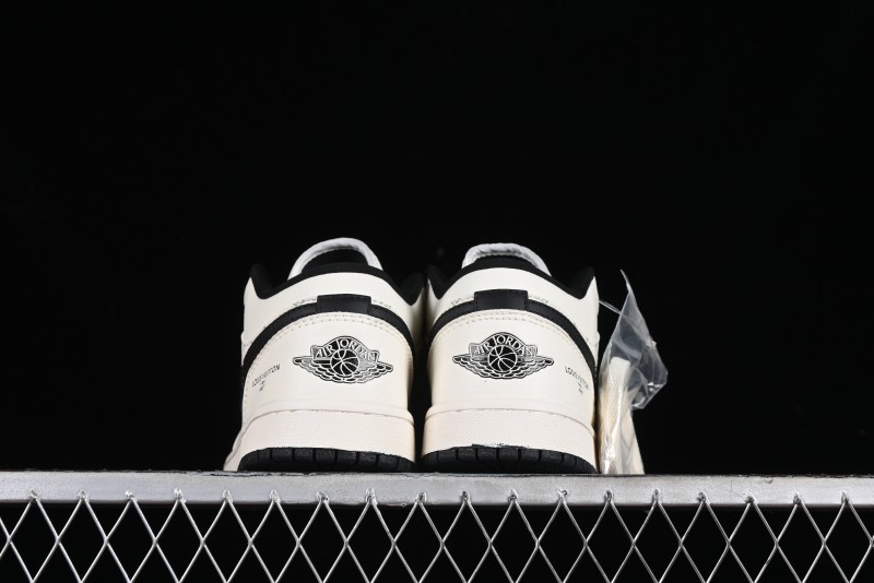Nike Air Jordan 1 Low LV Collaboration - Printed Knight High-End Custom Low-Top Culture Basketball Shoes SJ9950-005