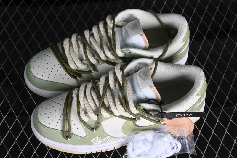 Nike Dunk Low FZBB Chinese Tea Gift Box Palace Longjing Tea SB Lace-Up Low-Top Casual Sneakers - DV0831-003