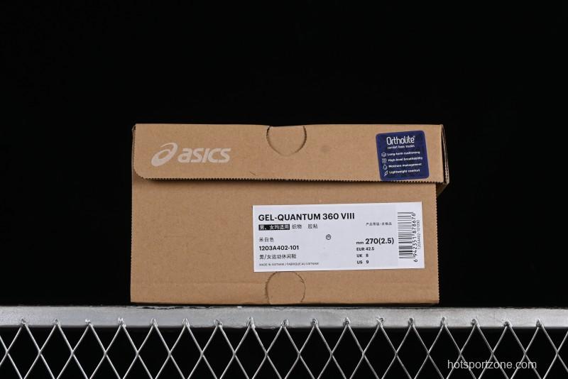 Asics Gel-Quantum 360 VIII Retro Breathable Casual Shoes with 360° GEL Cushioning for Men - 1203A402-101