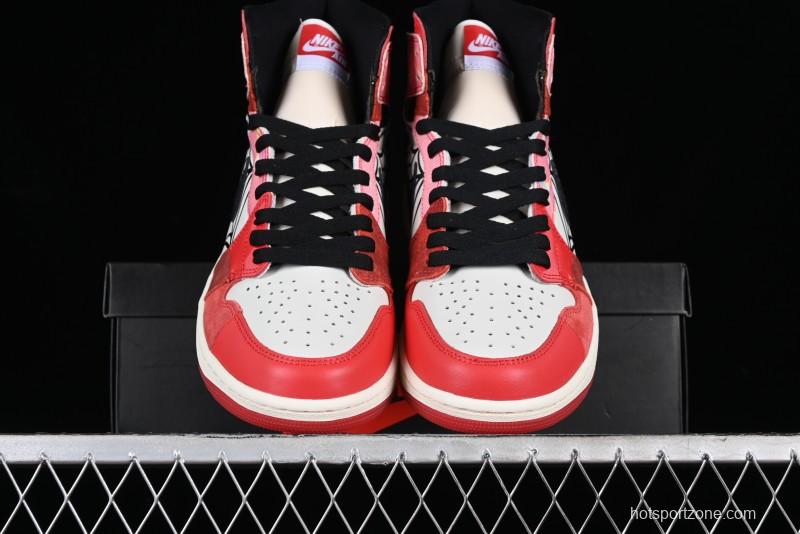 Nike Air Jordan 1 High OG "Next Chapter" Basketball Shoes with Original Leather and 3D Wings Logo - DV1748-601