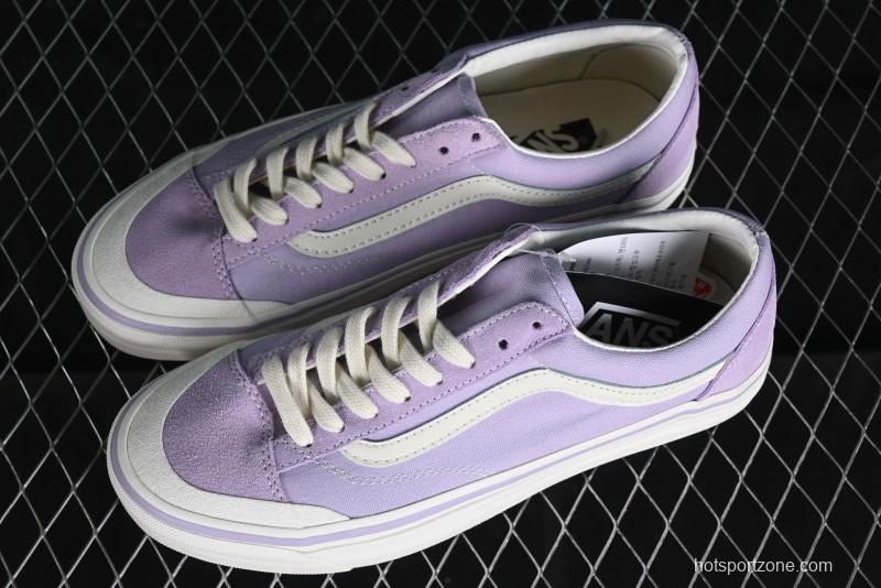 Vans Old Skool Reissue 136 Classic Low-Top Skate Shoes with Detachable Cushioned Insole and Crescent Toe Design - VN000MT6E3N