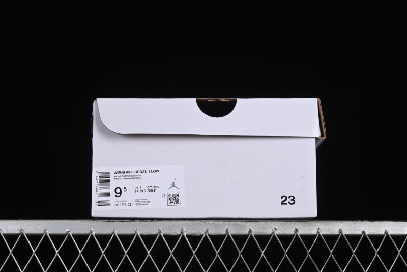 Nike Air Jordan 1 Low AJ1 Black Mocha Casual Sneakers - DC0774-021