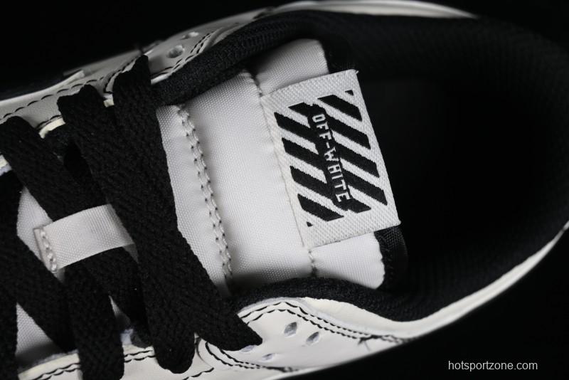 Nike SB Dunk Low OFF-WHITE Collaboration - Anniversary Edition Customized Low-Top Casual Skate Shoes - DJ2024-003