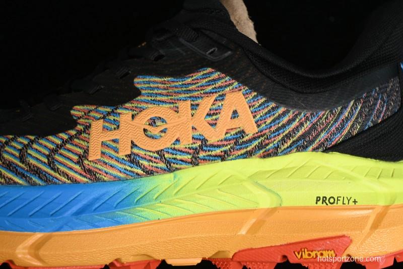 Hoka One One Mafate Speed 4 Low-Cut Professional Trail Running Shoes - 1138472 BKML
