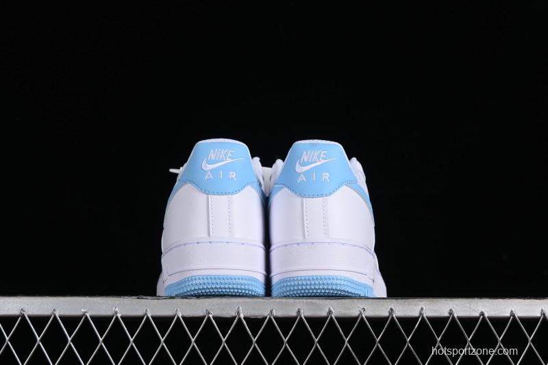 Nike Air Force 1 '07 Low White Blue Casual Sneakers - FQ4296-100