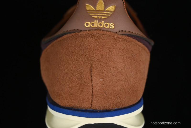 Adidas Originals SL 72 Retro Running Shoes with Nylon Upper and Suede Accents - IE3425