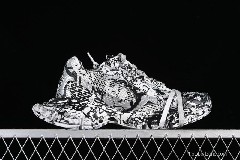 Balenciaga Phantom Sneaker Graffiti Running Shoes - W2RG39010