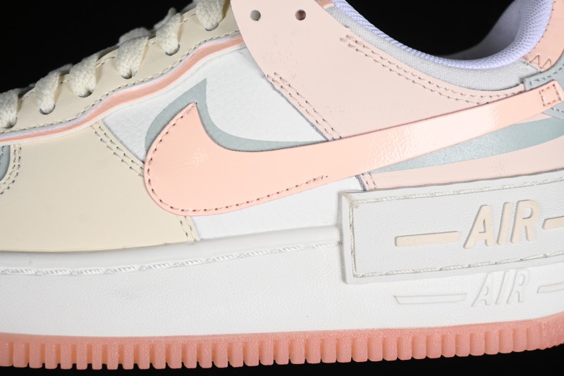 Nike Air Force 1 Shadow Low-Top Sneakers with Lightweight EVA Midsole - DZ1847-105