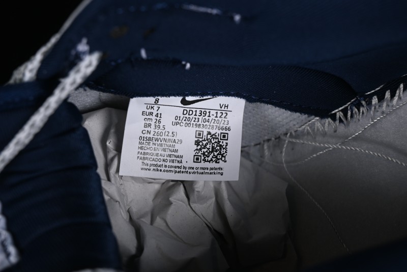 Nike SB Dunk Low LV Collaboration - Blue Midnight Elite Custom Low-Top Casual Skate Shoes - DD1391-122