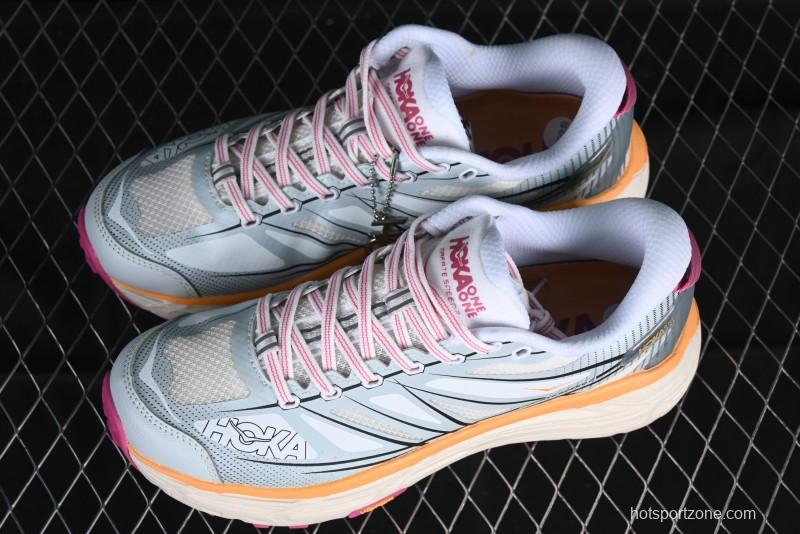 Hoka Mafate Speed 2 Lightweight Cushioned Trail Running Shoes with Vibram Outsole - 1126851 WIFL