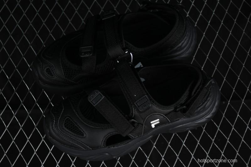 Fila Fusion Unisex Breathable Slip-Resistant Summer Sandals with Cushioned Sole - T12W321401EBK