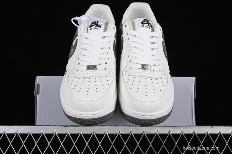 Nike Air Force 1 '07 Low "SHARK" Casual Sneakers with Full-Length Air Cushion - DB3301-220