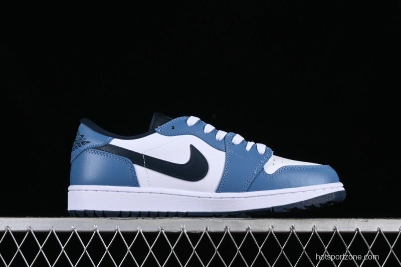 Nike Air Jordan 1 Low Golf Shoes Navy Blue - DD9315-115