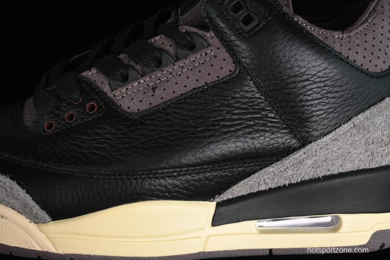 Nike A Ma Maniere x Air Jordan 3 Retro Black Sneakers - FZ4811-001