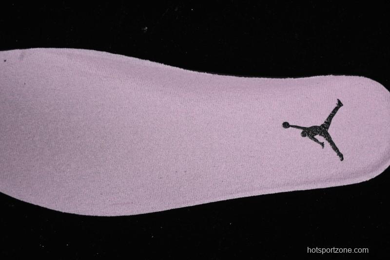 Nike Air Jordan 4 Retro Sneakers in Orchid Pink with Cement Grey Accents - AQ9129-501