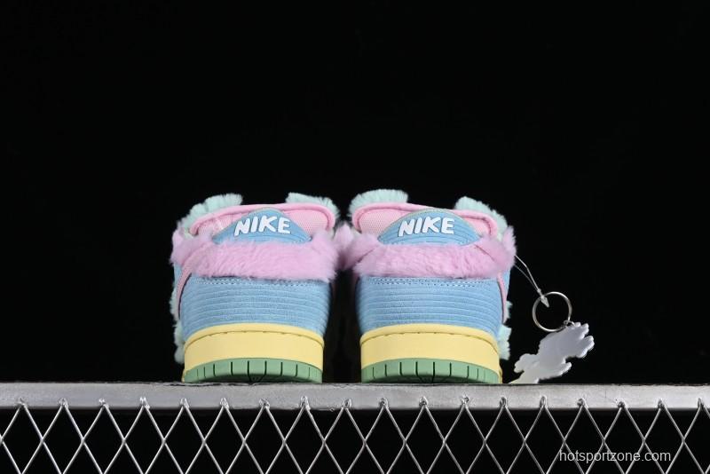 Nike SB Dunk Low Verdy x Nike Visty Collaboration Sneakers - FN6040-400