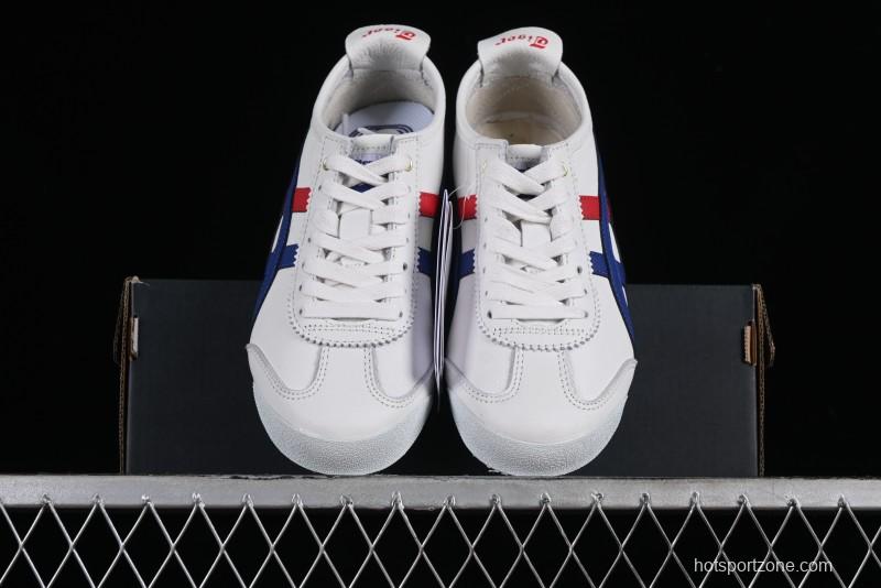 Onitsuka Tiger Mexico 66 Low-Top Leather Sneakers for Casual Running - D507L-0152