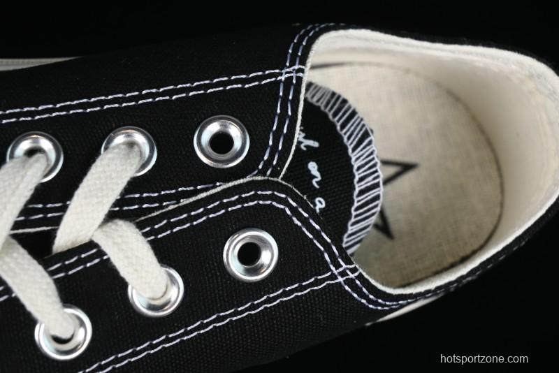 Converse Chuck 70 SNL Low Top Canvas Sneakers with Star Embroidery and Metal Studs - A11612C