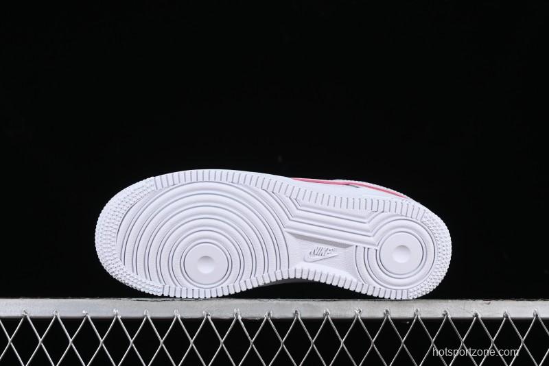 Nike Air Force 1 '07 Low Grey White Pink Casual Sneakers - HM3694-011