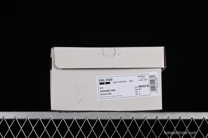 Asics Tiger GEL-1130 Low-Top Retro Running Shoes with GEL Cushioning and Ortholite Insole - 1201A982-200