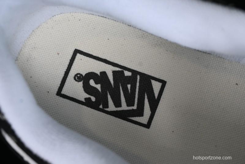 Vans Knu-Skool Premium Custom Denim Monogram Slip-On Shoes - VN0009QC6BT