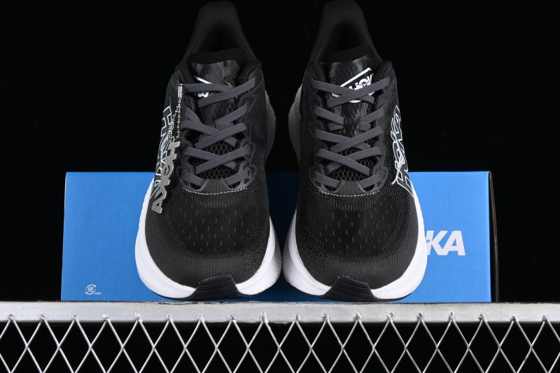 HOKA ONE ONE MACH 6 Flagship Racing Shoes with Carbon Plate Technology and Asymmetric Design - 1147790 BWHT