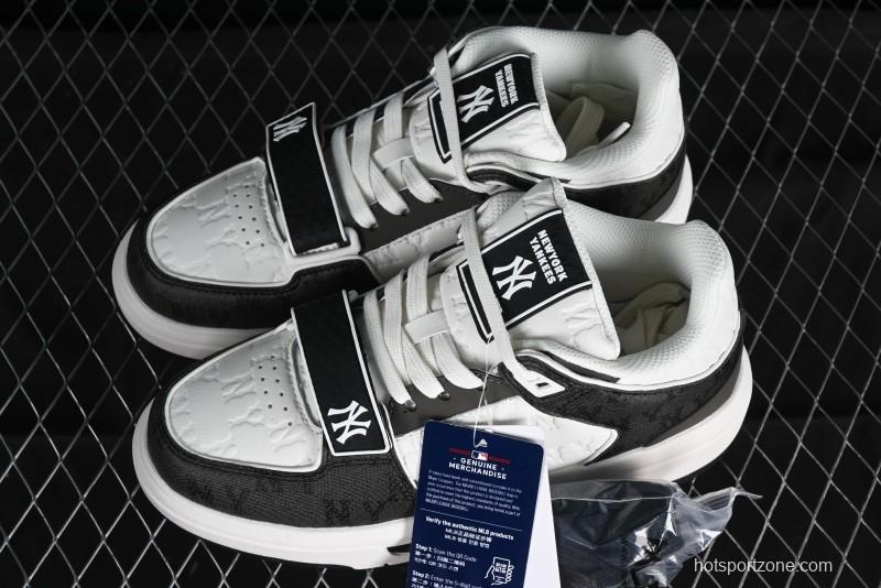MLB Chunky Liner New York Yankees Lightweight Platform Sneakers with 6cm Height Increase - 3ASXCMM4N50BKS